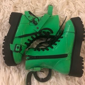 Green Boots, Brand New Never Worn 💚